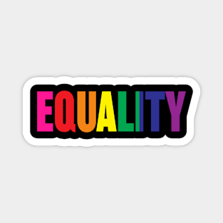 Equality gay pride Magnet