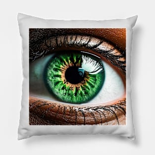 Up Close Eye  (CHART) Pillow