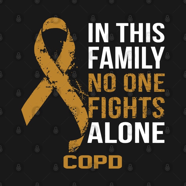 COPD Awareness No One Fights Alone - Hope For A Cure by BoongMie