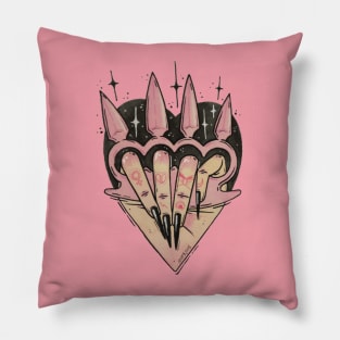 Girl with Claws Pillow