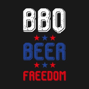 bbq beer freedom T-Shirt