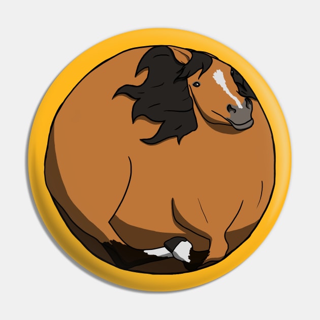 Orb Horse Pin by Kristal Stittle