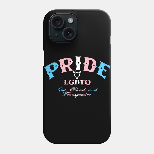 Transgender Pride - CBs style - Trans Pride Flag Phone Case by ianscott76