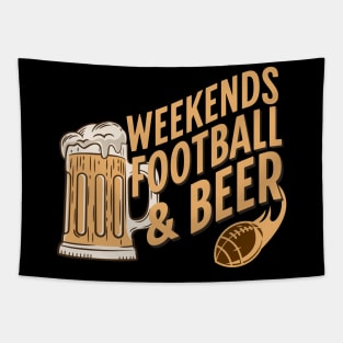 Weekends, Football, and Beer Tapestry