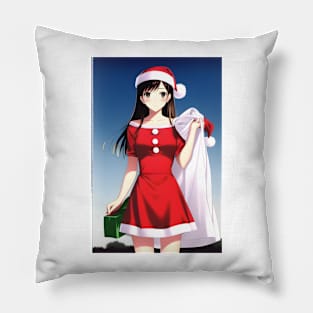 Santa Girl Pillow