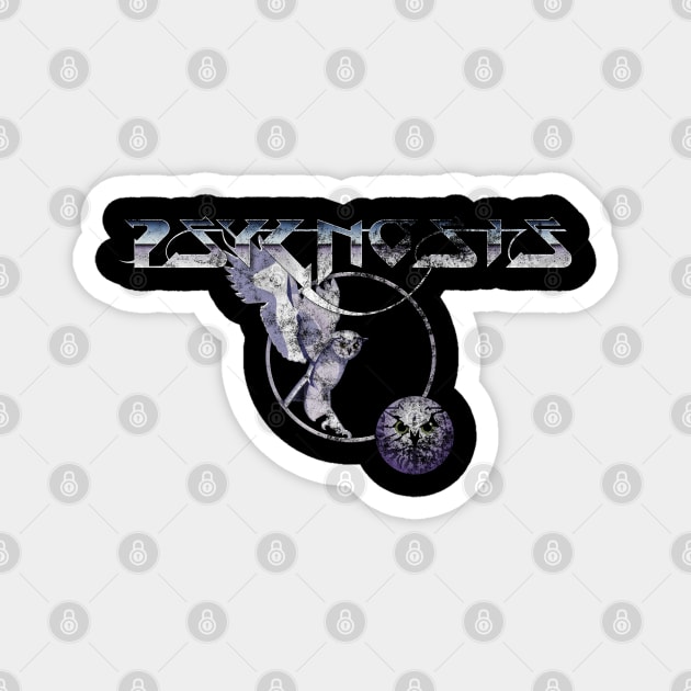 Retro Video Games Psygnosis Logo Vintage Magnet by Meta Cortex