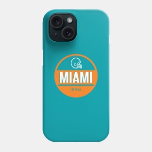 Miami retro football Phone Case