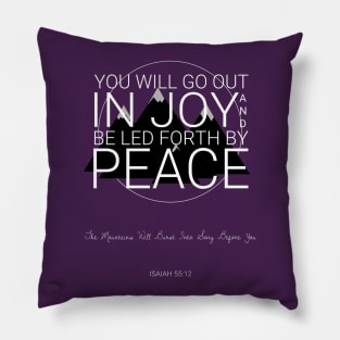 Isaiah 55:12 Pillow