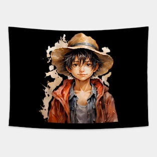 Reimagined Monkey D. Luffy from One Piece Tapestry