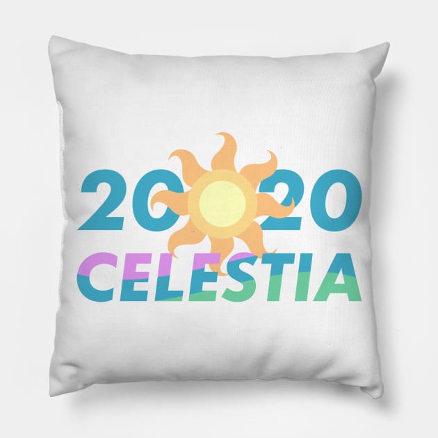 CELESTIA 2020 (No Tagline) Pillow by Hyper Dash