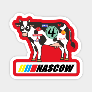 Nascow, a tribute to cows and Nascar Magnet