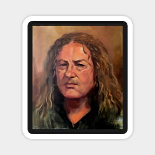 Portrait of Mick ~ oil painting Magnet