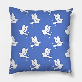 Peace Dove Pattern Pillow