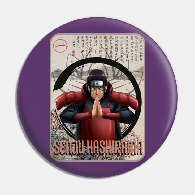 Hashirama Senju Pin by Next Graffics