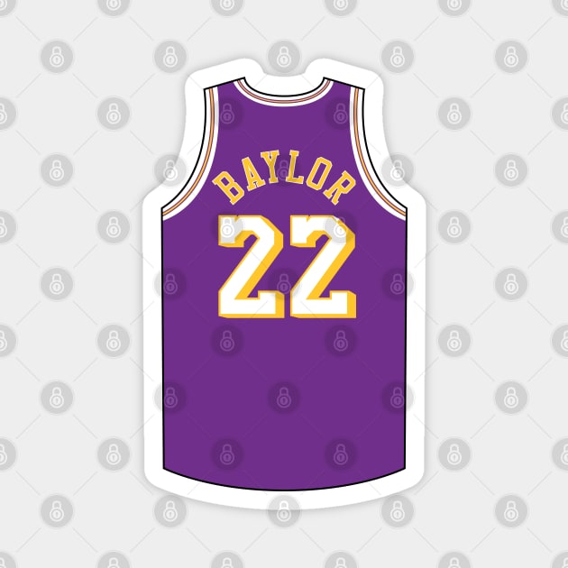 Elgin Baylor Los Angeles Jersey Qiangy Elgin Baylor Magnet