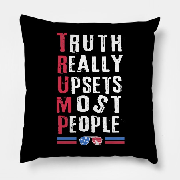 Truth Trump 2024 Pillow by Teewyld