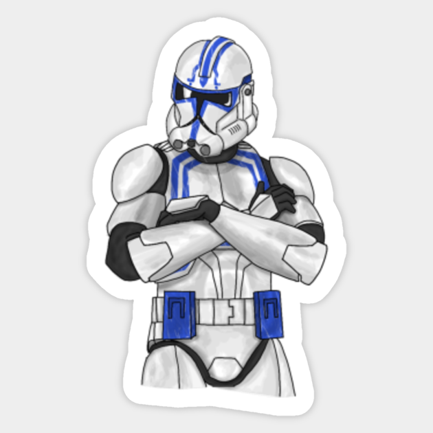 Clone Trooper Hardcase Clone Wars Sticker Teepublic