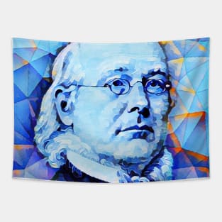 Horace Greeley Portrait | Horace Greeley Artwork | Horace Greeley Painting 10 Tapestry