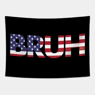 Bruh Flag Tapestry