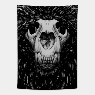 Lion Skull Tapestry