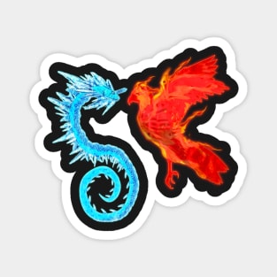 Dragon Vs Phoenix Magnet