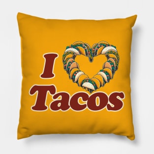 I Love Tacos Pillow