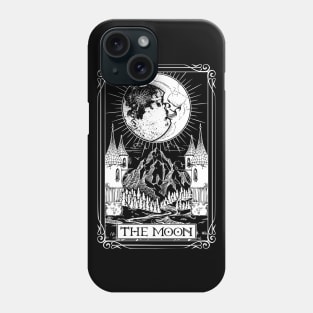 Skull Moon Tarot Card Phone Case