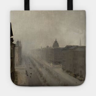 Unter den Linden Street in Berlin by Anna Bilinska Tote