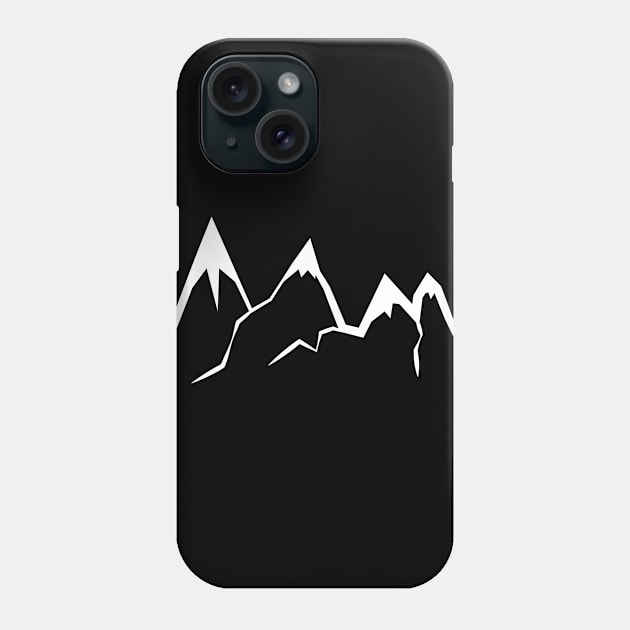 Mountains Hiking Phone Case by Johnny_Sk3tch