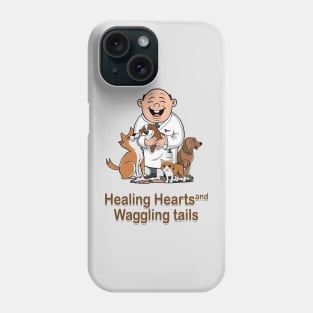 healing hurts and waggling tails Phone Case