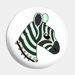 Zelda Zombie Zebra Pin