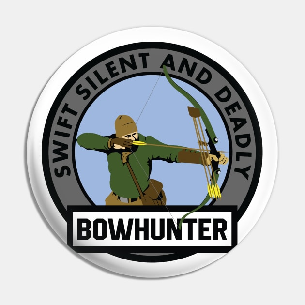 Bowhunter Pin by BadgeWork