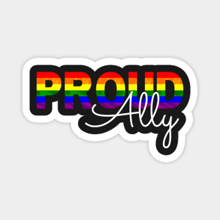 Proud ally lgbtq+ Magnet