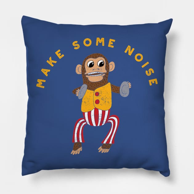Make Some Noise Pillow by Alissa Carin