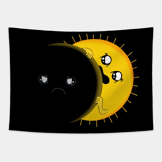 Solar Eclipse Tapestry by valentinahramov