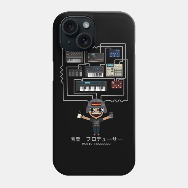 Music Producer and Electronic Musician Phone Case by Mewzeek_T