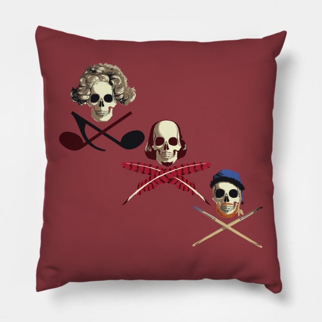 Artist Dead Pillow by DJ O'Hea