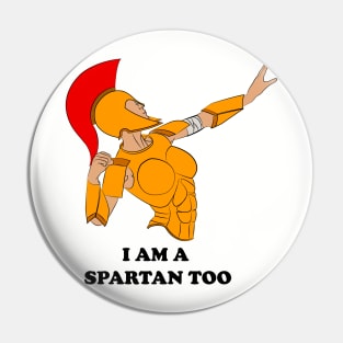 Spartan woman T-Shirt Pin