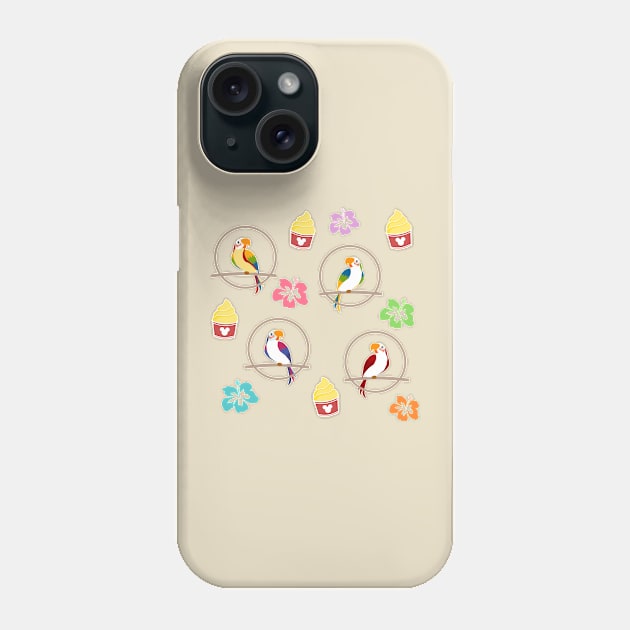 Tiki Room Pattern Phone Case by Mint-Rose