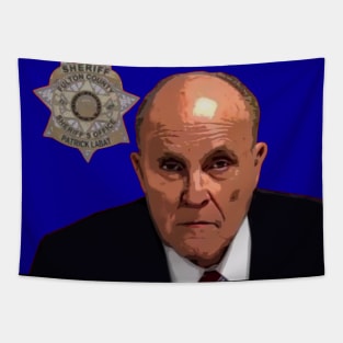 rudy giuliani mugshot Tapestry