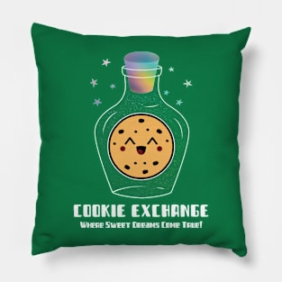 Cookie Exchange: Where Sweet Dreams Come True! Christmas Cookies Pillow