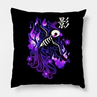 Ghost phoenix kawaii Pillow