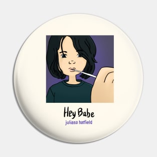 Juliana Hatfield - Hey Babe Polaroid illustration Pin