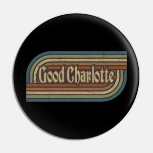 Good Charlotte Vintage Stripes Pin