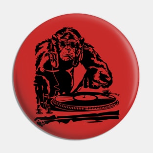 Monkey DJ Pin