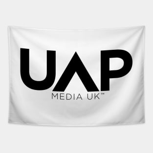 UAP Media UK Logo (Black) Tapestry