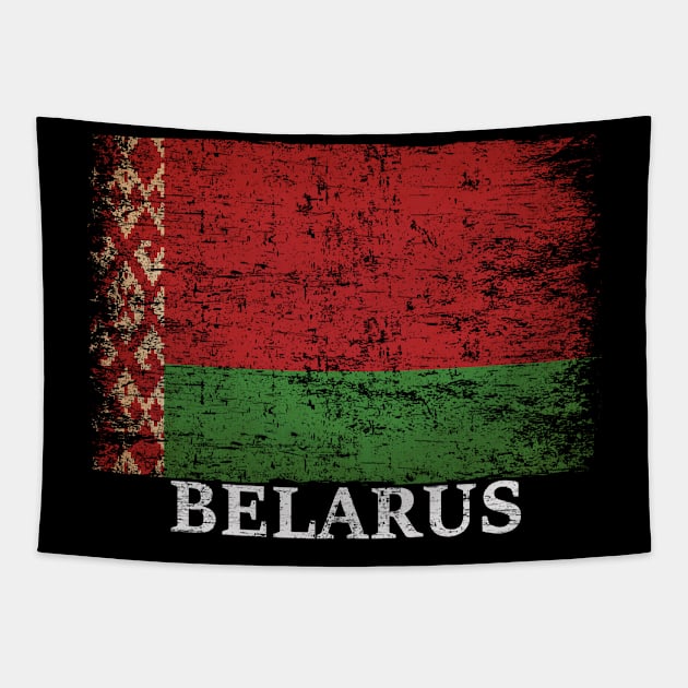 Belarus Flag Gift Women Men Children Belarus Vintage Tapestry by Henry jonh