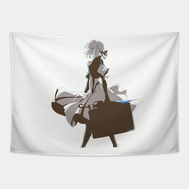 Violet Evergarden Tapestry by BlkandNerdy