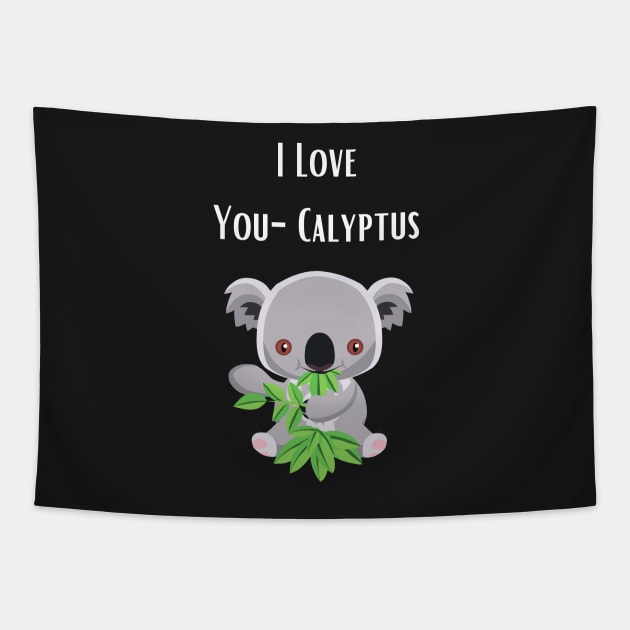 Animal Koala Eucalyptus Pun Tapestry by Felicity-K