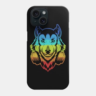 Wolf Colorful Design Phone Case